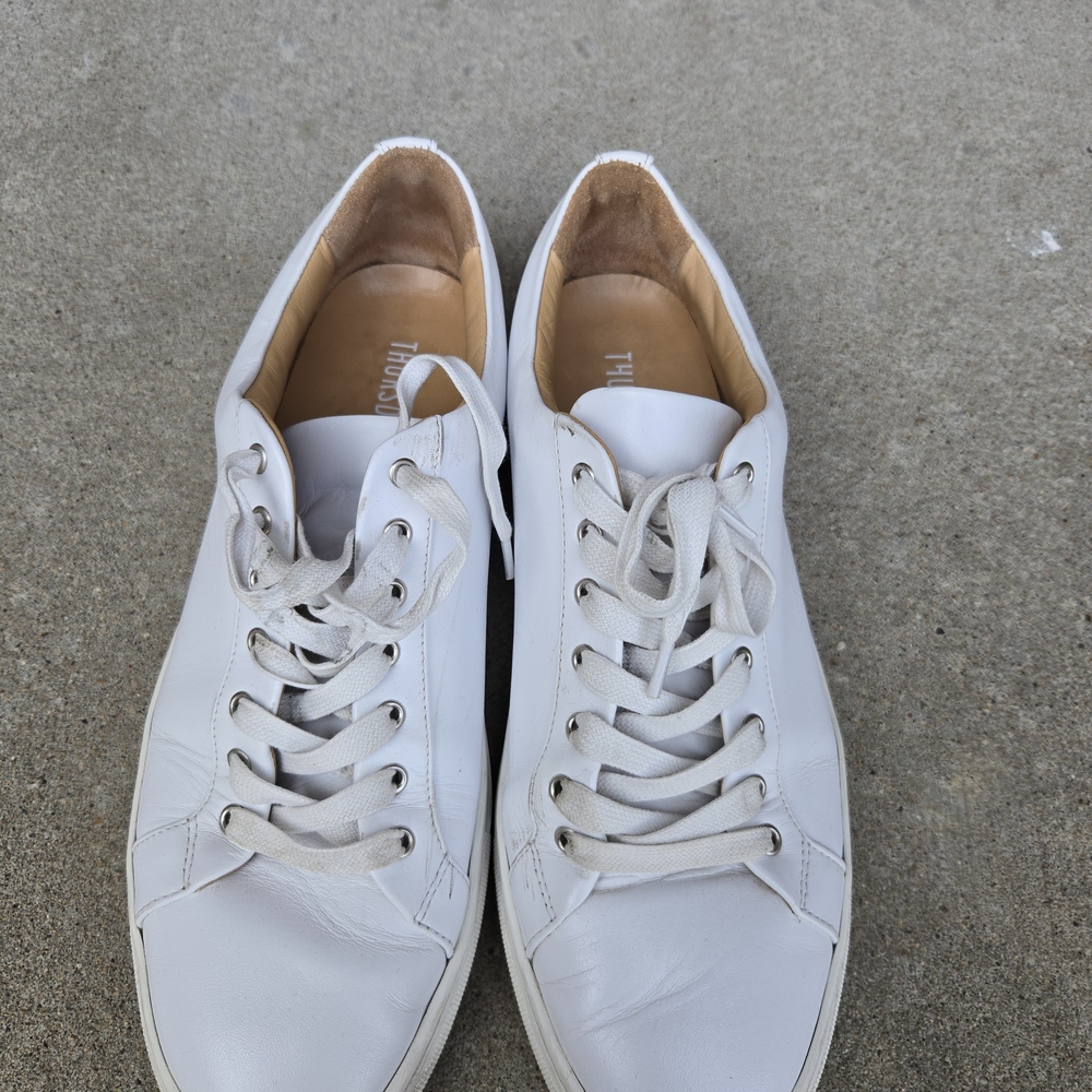 Thursday Boot Company White Leather Sneakers